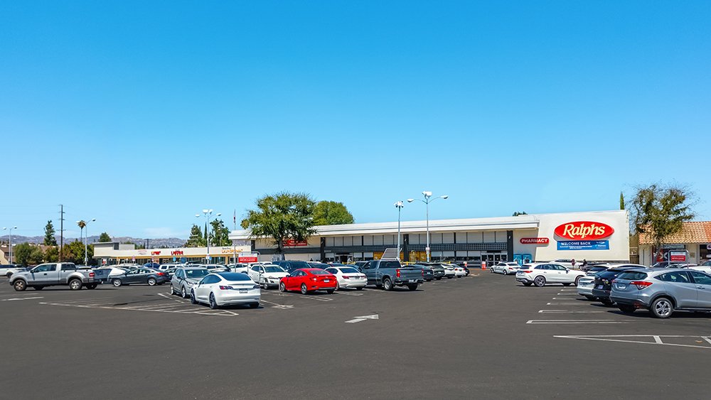 Neighborhood shopping center in Canoga Park, California