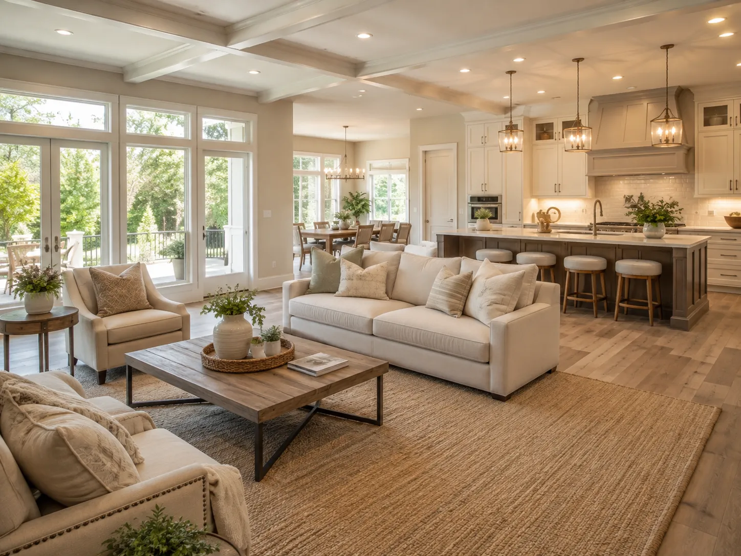 Bright Open-Plan Living Space