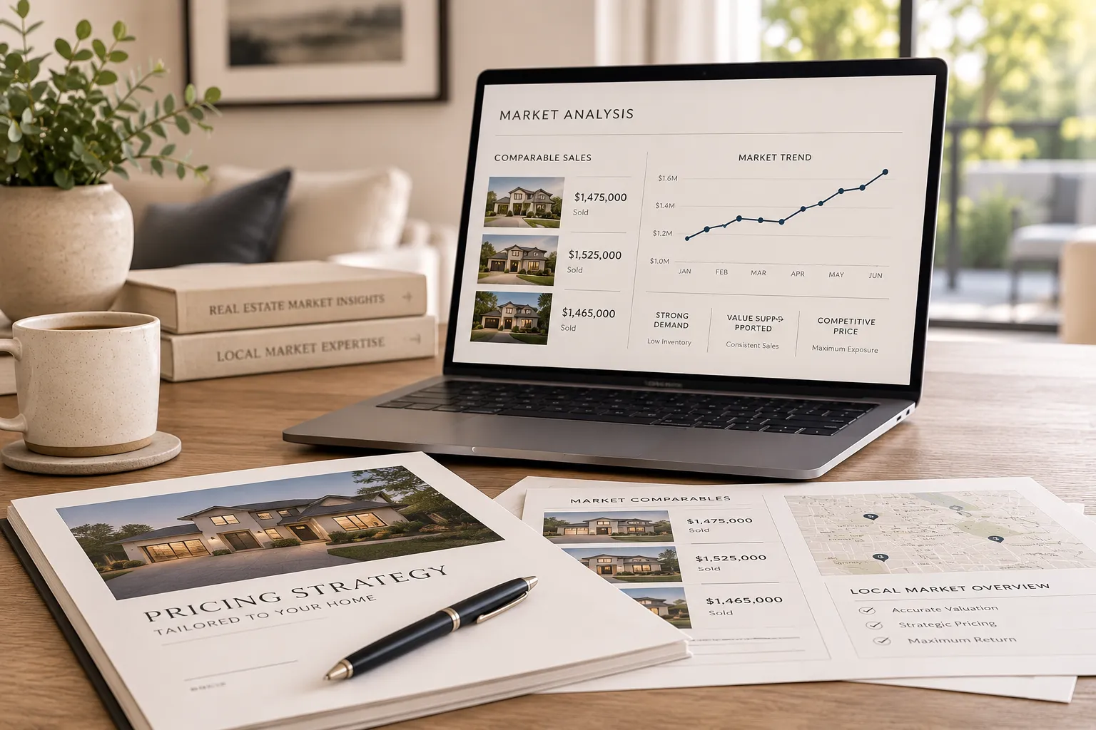 Professional Real Estate Market Analysis Desk